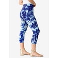 thumbnail image 2 of Roaman's Women's Plus Size Essential Stretch Capri Legging, 2 of 4