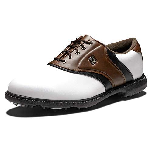 FootJoy mens Fj Originals Golf Shoes, White/Brown, 13 US - Walmart.ca