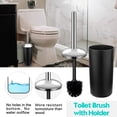 thumbnail image 5 of Papillon Accesorios De Baño - 6 Piezas De Plástico Para Cepillos De Dientes, Taza Para Cepillos De Dientes, Dispensador De Jabón Y Plato, Soporte Para Escobilla De Baño, Bote De Basura, Vaso, Pajita,, 5 of 5