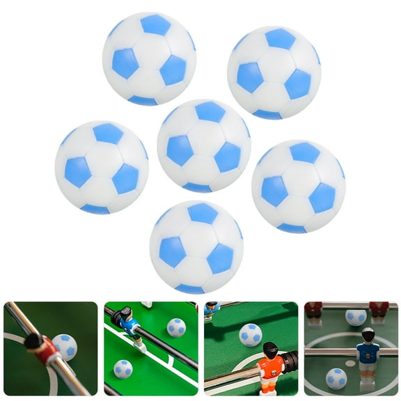 SOPOTUTU Foosball Table Accessories 6Pcs Mini Foosball Balls for Office Breaks