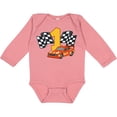 thumbnail image 3 of Inktastic Number One Race Car Boys or Girls Long Sleeve Baby Bodysuit, 3 of 5