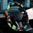 thumbnail image 6 of Flower Butterfly Printed 14.5 Inch PVC Leather Steering Wheel Covers for Car Wheel Styling - Auto Accessories and Steering Wheel Cover, 6 of 6