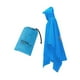 thumbnail image 3 of Poncho de lluvia con capucha, impermeable reutilizable 3 en 1 con cordón ajustable. Azul, 3 of 9