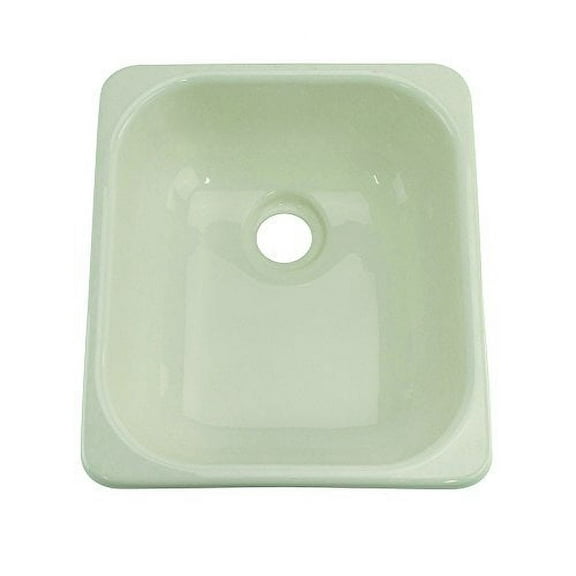 Lippert 209351 Better Bath 13" x 15" Square Galley/Kitchen Sink Parchment