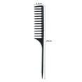 thumbnail image 6 of Dujiujun Rat Tail Comb Wide Tooth Non-slip Comfortable Grip Massage Scalp Anti Static Hairdressing Comb Point-tail Highlight Comb Hair Salon Accessories, 6 of 8