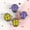 2pcs Yellow+2pcs Purple, variant on 4pcs High-end Ring Watch Versatile Niche Couple Finger Watch Mini Clock Creative Electronic Watch Gift