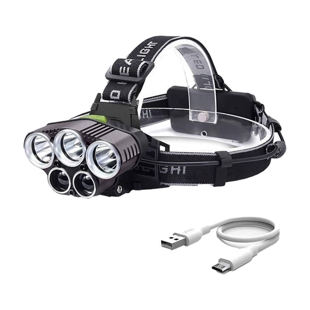 High-Intensity USB Rechargeable LED Headlamp with 25000 Bright Beam for Outdoor Adventures