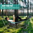 thumbnail image 3 of Topbuy Portable Folding Hammock Free Standing Hammock W/ Stand-Folds&Carrying Bag&Anti-Slip Buckle&Storage Pocket Turquoise, 3 of 9