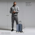 thumbnail image 3 of DUKAP STRATOS lightweight hardside spinner 20 inch carry-on Blue, 3 of 9