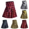 thumbnail image 6 of Ana Scottish Mens Kilt Traditional Highland Dress Skirt Kilts Tartan Plaid Skirt, 6 of 7