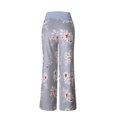 thumbnail image 6 of SBYOJLPB Length Pants Women'S Comfy Casual Pajama Floral Print Drawstring Lounge Wide Leg Pants, 6 of 6