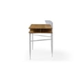 thumbnail image 4 of Layna Wooden Desk Natural/White 43.3L x 22.8W x 34.8H 1 Storage Drawer Side, 4 of 11