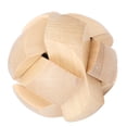 thumbnail image 4 of Unlock Interlock Puzzle Toys, Preventing Alzheimer Relieve Stress Football Shape Wooden Brain Teaser Puzzles Improve Intelligence  For Adults, 4 of 8