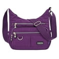 thumbnail image 2 of Spencer Women Crossbody Handbag Waterproof Nylon Handbag Purse Bag Upgrade Roomy Multiple Pockets Messenger Satchel for Girls, Purple, 2 of 10