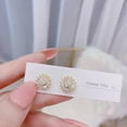 thumbnail image 6 of Spinning Sunflower Fidget Earring for Women, Sparkly Rhinestone Sunflower Mood Flowers Anxiety Stud Earrings Statement Worry Relieving Jewelry Gift Accessories 2025, 6 of 6