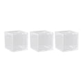 thumbnail image 3 of CIMAXIC Conteneur de Rangement en Forme Carrée 6 Pcs Boîte à Bonbons Transparente pour Fête de Mariage (Transparent), 2.36"X2.36"X2.36 Pouces, 3 of 4