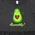 thumbnail image 4 of Inktastic Avocuddly Cute Avocado Girls Toddler Dress, 4 of 5