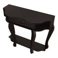 thumbnail image 6 of Furniture of America Waine 1-Drawer and 1-Shelf Wood Indoor Console Table, Espresso, 6 of 13
