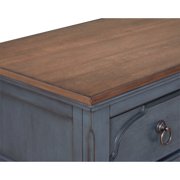 Bridgevine Home Americana 66 Farmhouse Sideboard Server with Storage in Blue