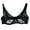 Black, variant on Plus Size Support Bras for Women Full Coverage Strapless Bras for Women No Padding Side Compression Full Coverage Bra Strapless Front Push up Bra Bra