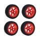 thumbnail image 4 of Neumáticos de aleación de aluminio, neumáticos de goma de 4 piezas Neumáticos de goma RC de aluminio Accesorios RC Características de vanguardia, 4 of 12