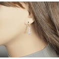 thumbnail image 2 of Dainty and Small Sterling Silver Anchor Earrings, Hypoallergenic Platinum Ear Wires, 2 of 4