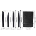 thumbnail image 3 of XiYing 4-Piece Stainless Steel Eyebrow Tweezers Set, Slant & Pointed Tip for Plucking, Facial Hair & Ingrown Hair Removal, Includes Storage Pouch, 3.78-Inch, 3 of 9