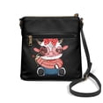 thumbnail image 2 of HELLHERO Valentine's Day Printed Crossbody Bag Featuring Heart Bow Cow, Waterproof PU Leather Handbag with Multiple Pockets for Daily Use and Travel, 2 of 7