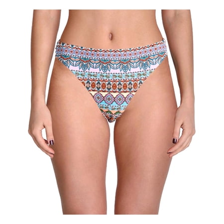 Jessica Simpson Womens Versailles Hipster Side Shirred Swim Bottom Separates