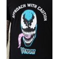 thumbnail image 3 of Marvel Mens Black Short Sleeve Long Leg Pyjama Set, 3 of 7