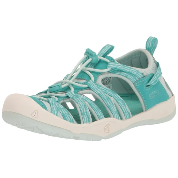 KEEN Moxie Closed Toe Casual Sandal, Waterfall/Blue Glass, 6 US Unisex Big Kid