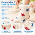 thumbnail image 6 of 3 PairsWomen's Plush Spa Sleep Socks - Soft Warm Cozy Fuzzy Socks for Home, Lounge & Bedtime, 6 of 6