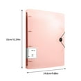 Czzoypi File Folders (Pink) Hanging File Folders Four Hole A4 Punching