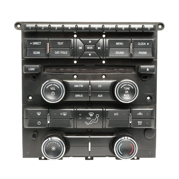 Restored 2010 Ford Mustang OEM Radio Audio Climate Control Panel AR3T18A802JA (Refurbished)