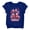 Blue, variant on Girls Short Sleeve Shirts Kids Crewneck Soft T-Shirts Summer Tees 2‐13 Years Teen Y2k Cherry Printed Shirts Streetwear Dance