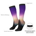 thumbnail image 4 of Naloa Northern Lights Knee Socks, High Socks Long Stretchy Sock Women Knee High Stocking, Long Socks for Women, 4 of 6