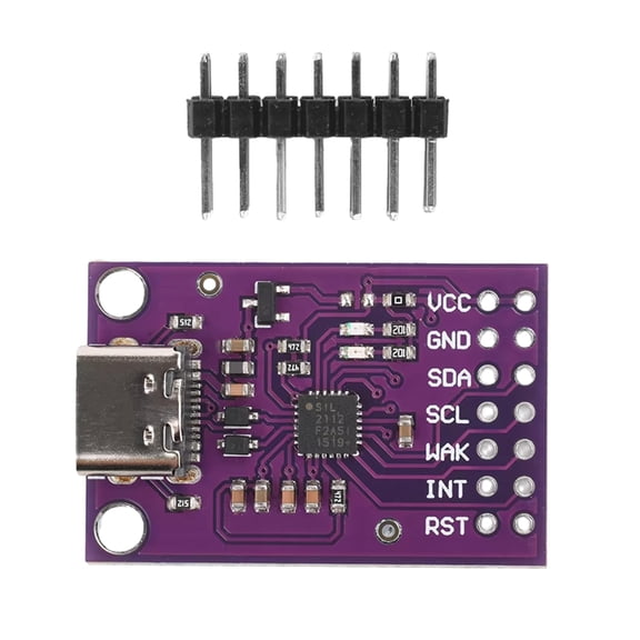 CP2112 Debug Board Type C Evaluations Kits Sensors Module Replacement Part USB to SMBus I2C Communication Module