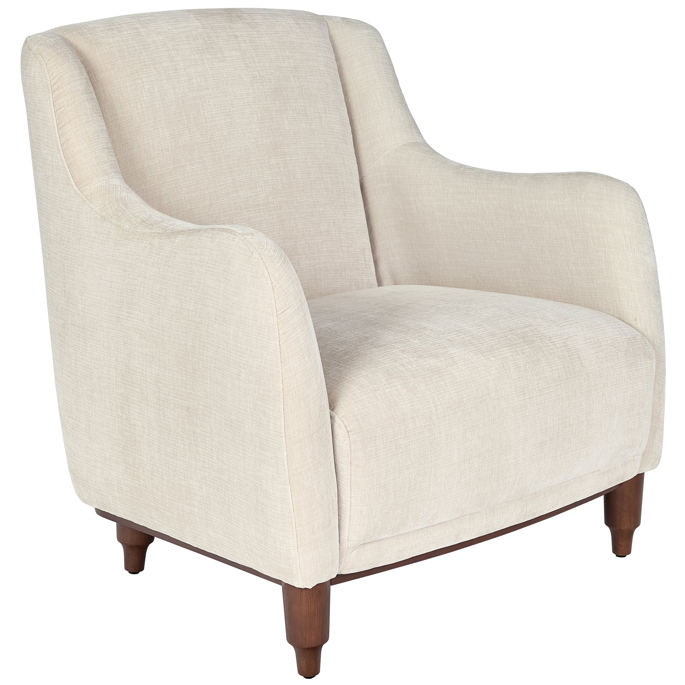 Better Homes & Gardens Ambrose Accent Chair, Ivory Velvet