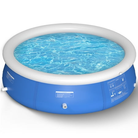JHUNSWEN 8  x 25  Easy Set Above Ground Pool  Backyard Inflatable Swimming Pool for Kids and Family