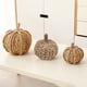 thumbnail image 1 of Fiudx Decoración de Calabaza de Halloween, Artesanía de Fibra Tejida a Mano, Color Marrón Festivo, Exhibición Versátil para El Hogar o Restaurante, Ambiente Otoñal de Acción de Gracias, Juego de 3 Ta, 1 of 7