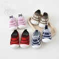 thumbnail image 5 of Unsex Baby First Walking Shoes boy Girl Infant No-Sliper Lightweight Sneakers,6 12 18 24 36 Months Toddler Protect Toes Sock Shoes, 5 of 6