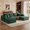 Green, variant on Cubente 134.7" Modular Cloud Sectional Sofa, Cloud Boneless Couch No Assembly Required U-Shaped Couches with Chaises, Oversized Sofa with 4 Seats for Living Room