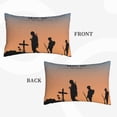 thumbnail image 2 of Naloa Anzac Day Pillowcase, Throw Pillowcase, Wrinkle-Free, Stain-Resistant with Hidden Zipper for Bedroom Sofa-20"x30", 2 of 6