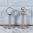 thumbnail image 3 of 6pcs Stainless Steel Wardrobe Rod Rail Closet Rod Support Shelf Pipe Bracket Holder for Home, 3 of 8