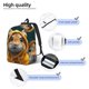 thumbnail image 3 of Disketp Modern Yellow Sweater Guinea Pig print Canvas Backpack Lightweight Travel Daypack Student Rucksack Laptop Backpack-Small, 3 of 5