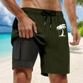 thumbnail image 2 of Kcolen Swim Trunks Men 7 Elastic Waist Men's Board Shorts Loose Mens Swimsuit Liner Compression Summer Beach Swimming Shorts for Men, 2 of 4