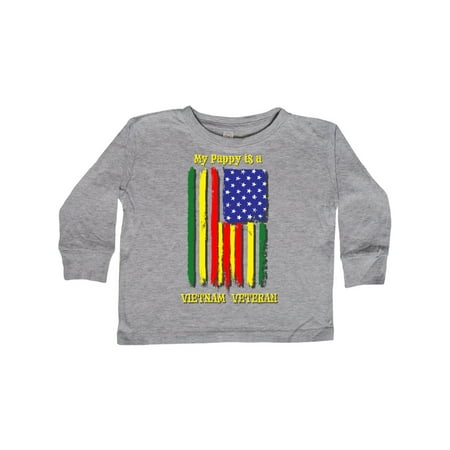 

Inktastic My Pappy is a Vietnam Veteran Gift Toddler Boy or Toddler Girl Long Sleeve T-Shirt