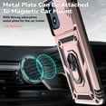 thumbnail image 3 of for Motorola Moto G 5G 2024 Case with Slide Camera Cover HD Screen Protector [Military Grade Drop Tested] Magnetic Ring Holder Kickstand Protective Phone Case for Motorola Moto G 5G 2024, Rose Gold, 3 of 17