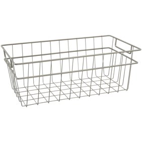 Closetmaid Wire Basket Small Nickel Walmart Com