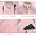 thumbnail image 5 of RIBONGZ Sports Gym Bag Travel Duffel Bag Waterproof Weekender Overnight Tote Carry on Bag with Wet Pocket & Shoes Compartment for Men Women Lightweight Adjustable Strap (Pink), 5 of 6
